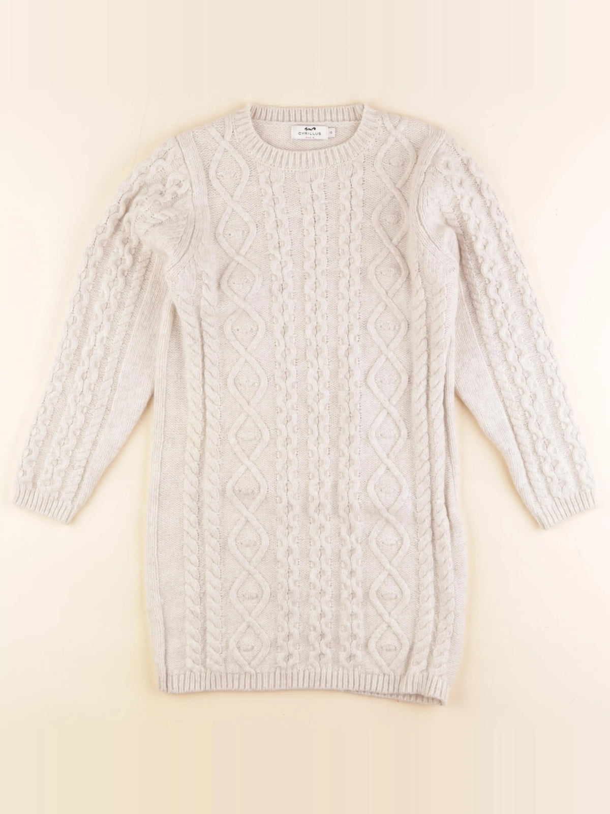 Cyrillus - robe beige - 10 ans