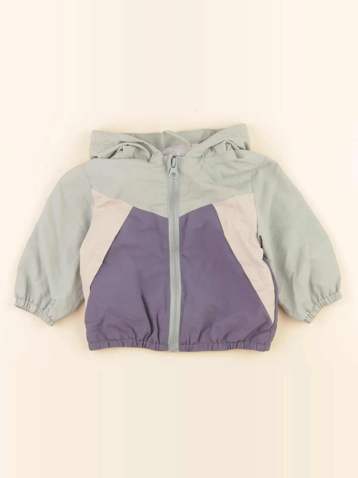 Vertbaudet - veste doublé vert - 9 mois