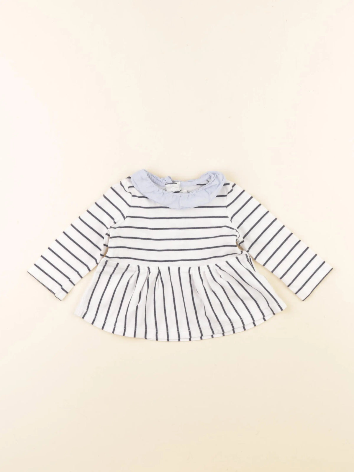 Cyrillus - tee-shirt bleu - 6 mois