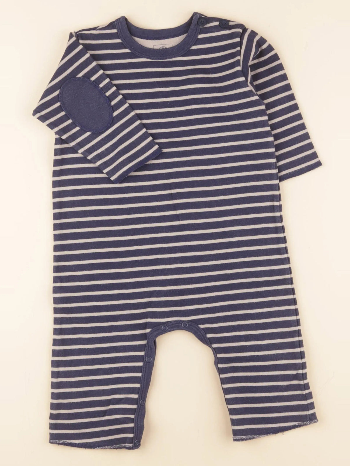 Petit Bateau - combinaison bleu - 12 mois