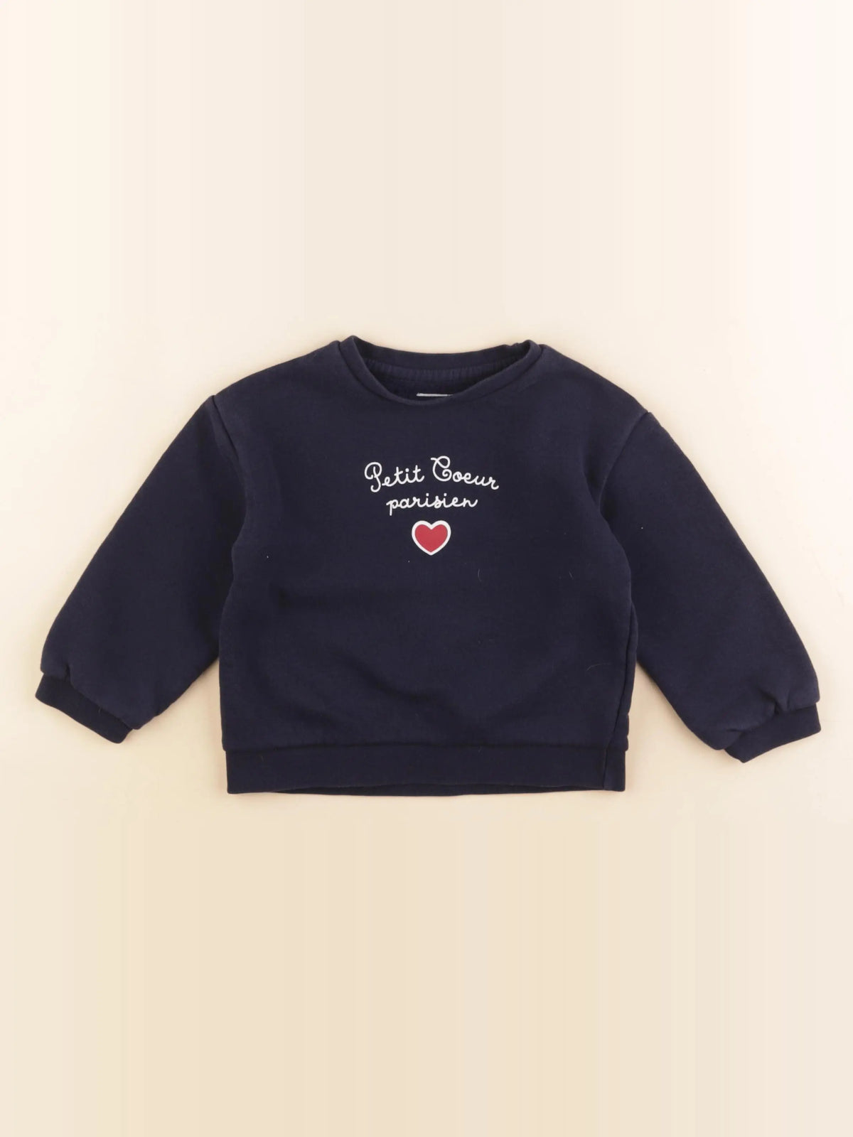 Vertbaudet - sweat bleu - 3 ans