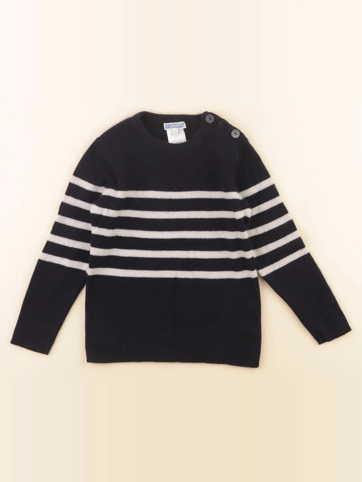 Jacadi - pull bleu - 6 ans