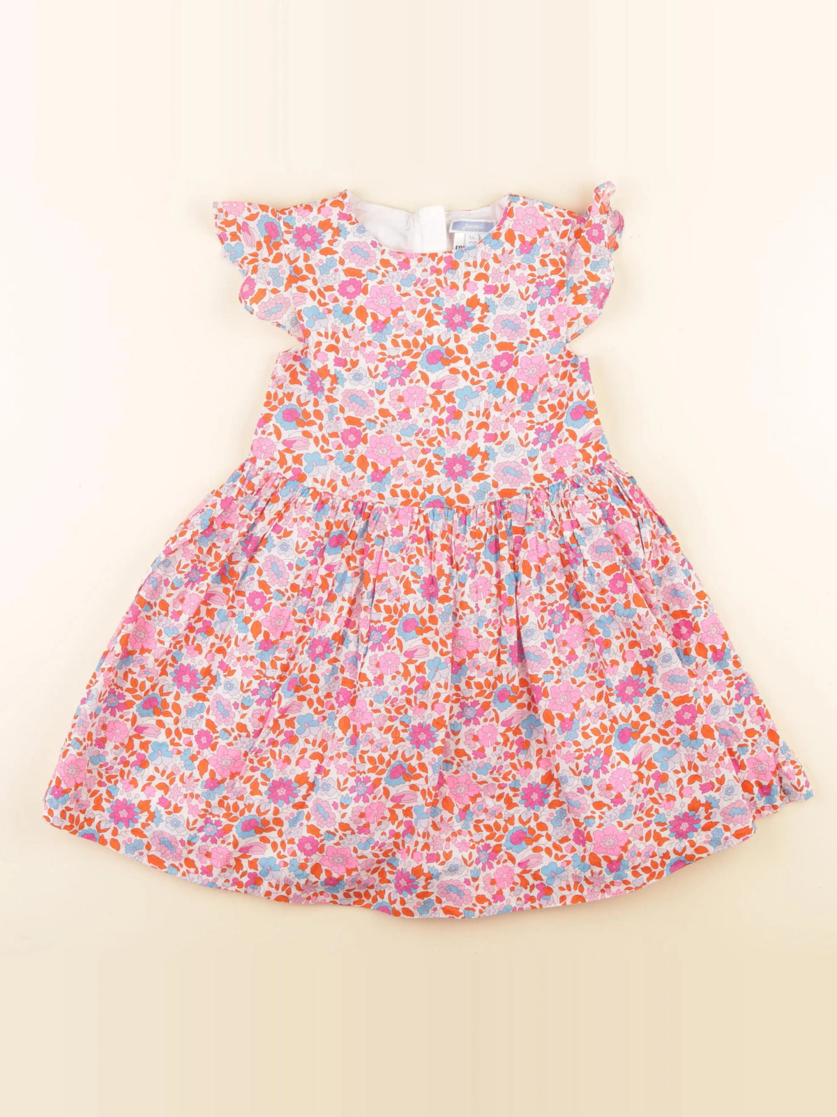 Jacadi - robe liberty multicolore - 5 ans