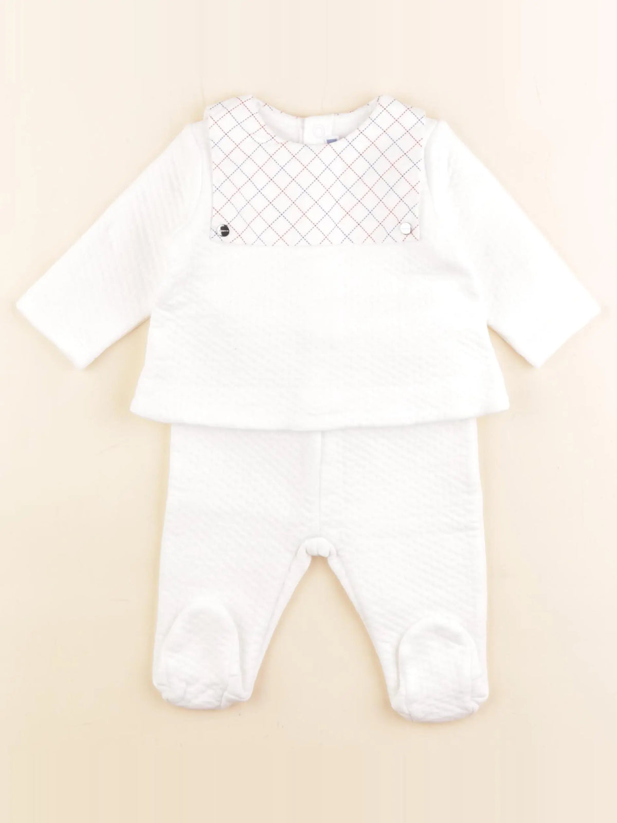 Jacadi - pyjama coton blanc - 6 mois