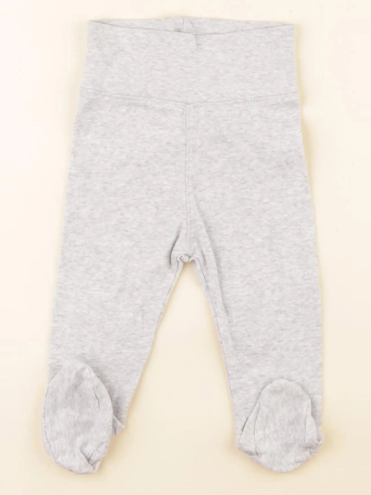 H&M - legging gris - 4/6 mois
