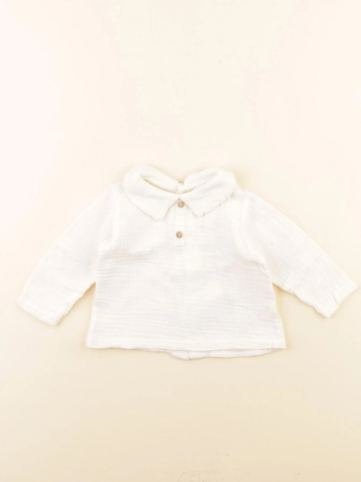 Zara - chemise beige - 1/3 mois