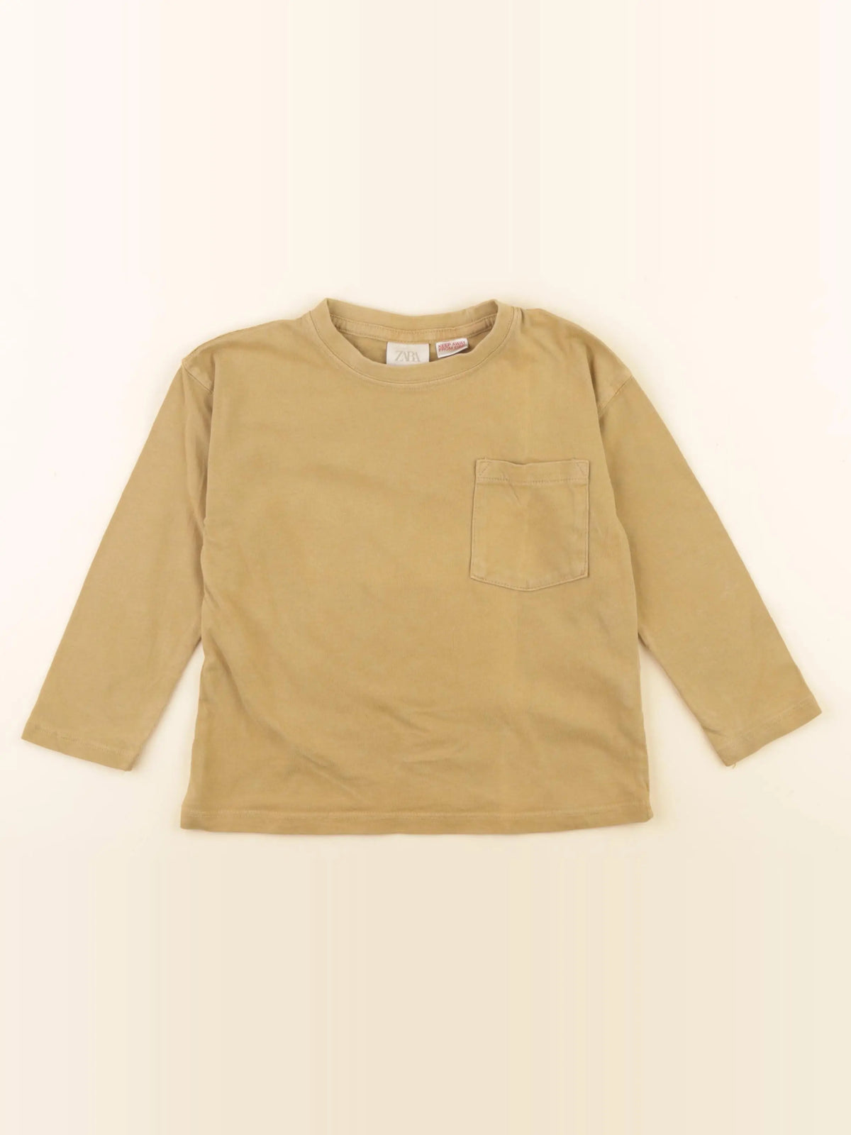 Zara - tee-shirt jaune - 18/24 mois