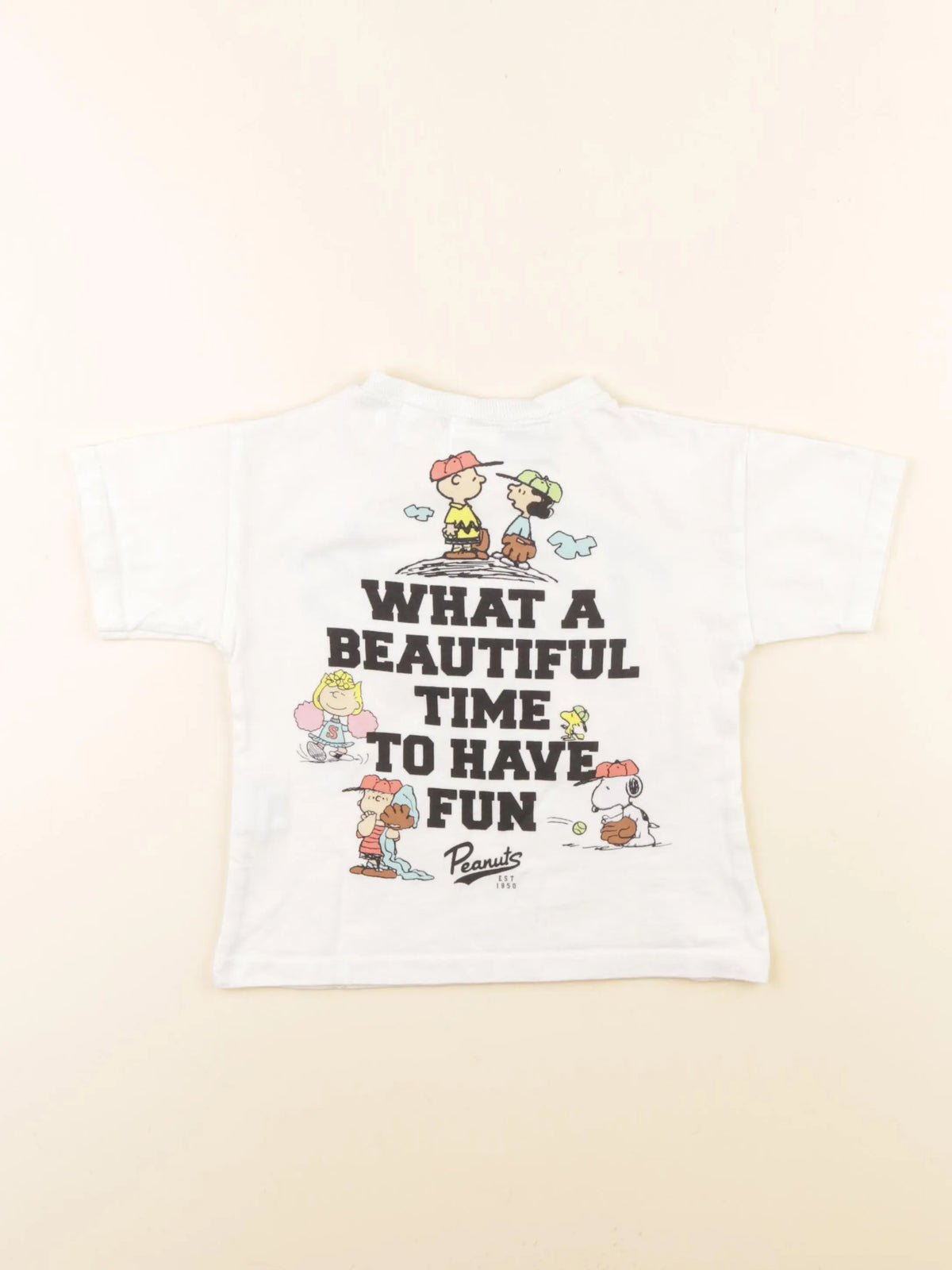 Zara - tee-shirt imprimé au dos blanc - 18/24 mois