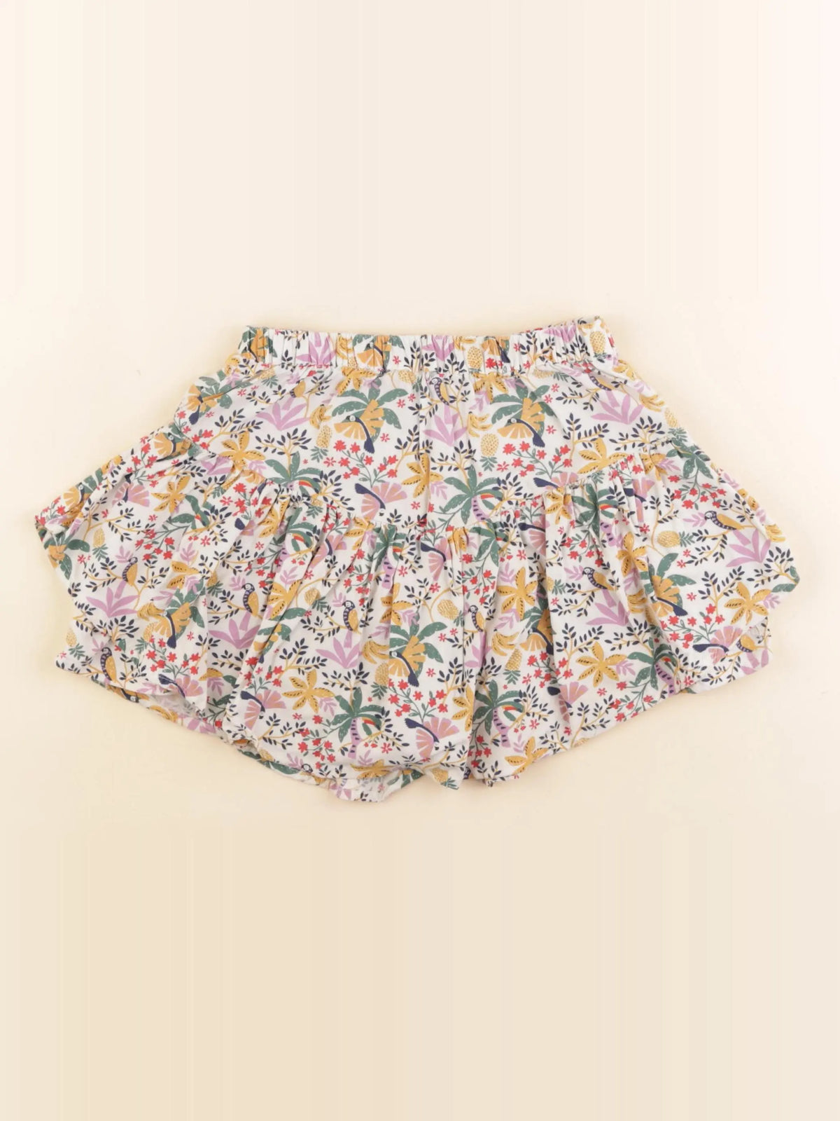 Tape à l'oeil - jupe short multicolore - 6 ans