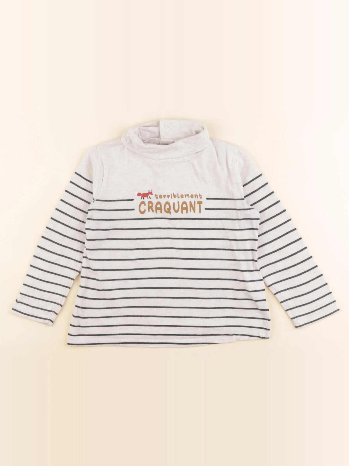 Tape à l'oeil - sous-pull beige - 36 mois