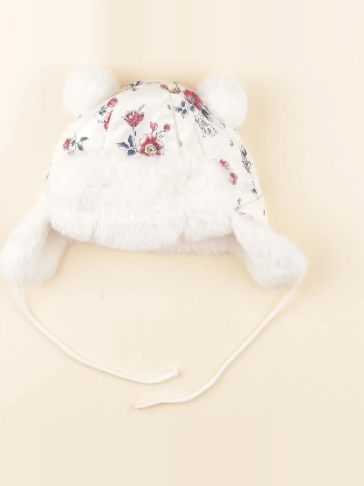 Petit Bateau - bonnet blanc - 12/18 mois