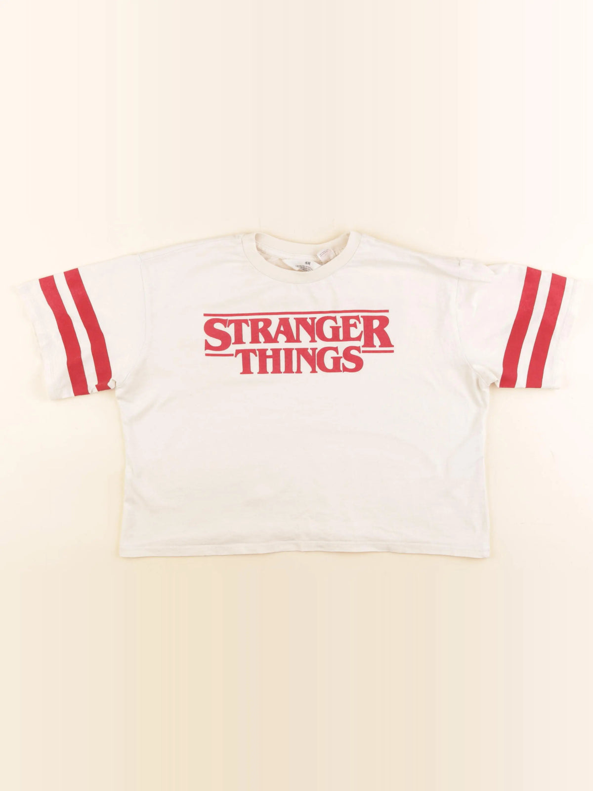 H&M - tee-shirt beige - 10/12 ans