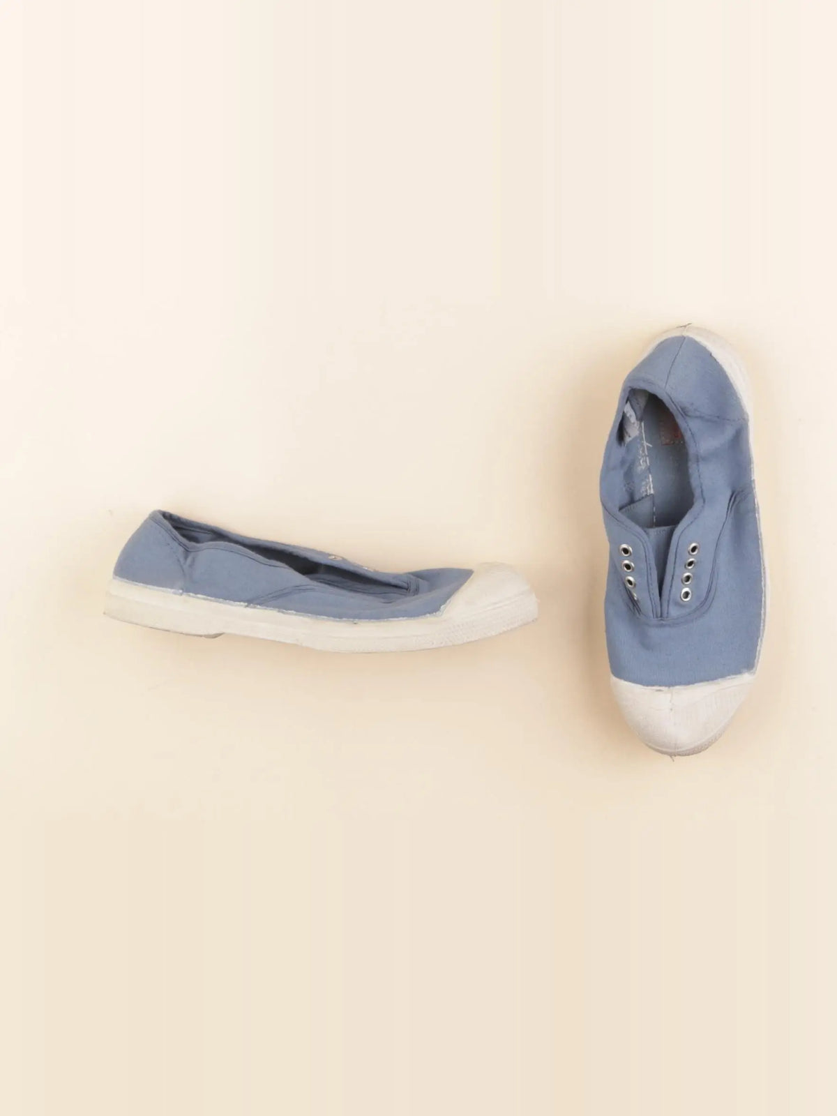 Bensimon - tennis élastiqué bleu - pointure 34