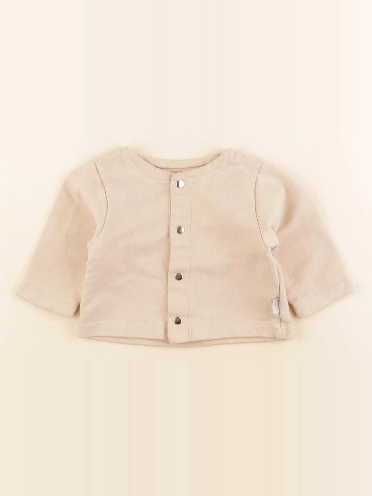 Poudre Organic - sweat beige - 12 mois