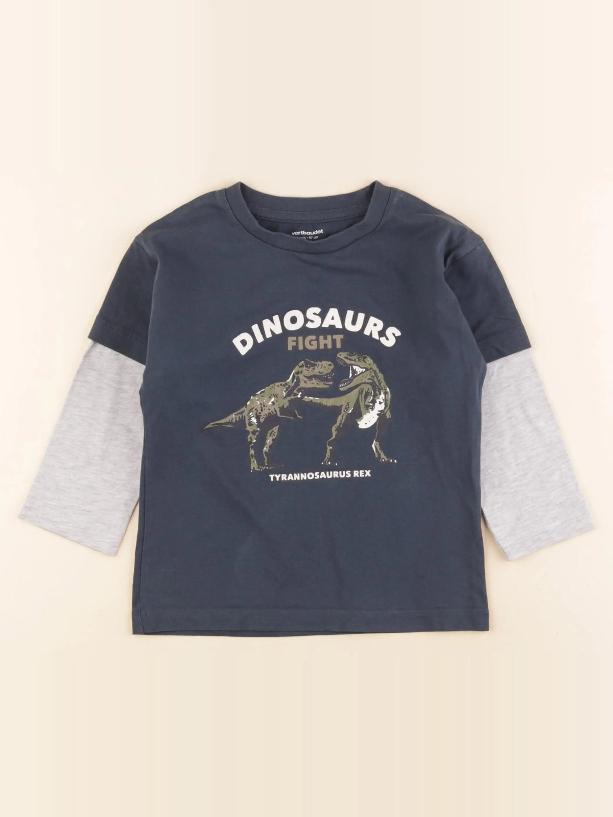 Vertbaudet - tee-shirt multicolore - 3 ans
