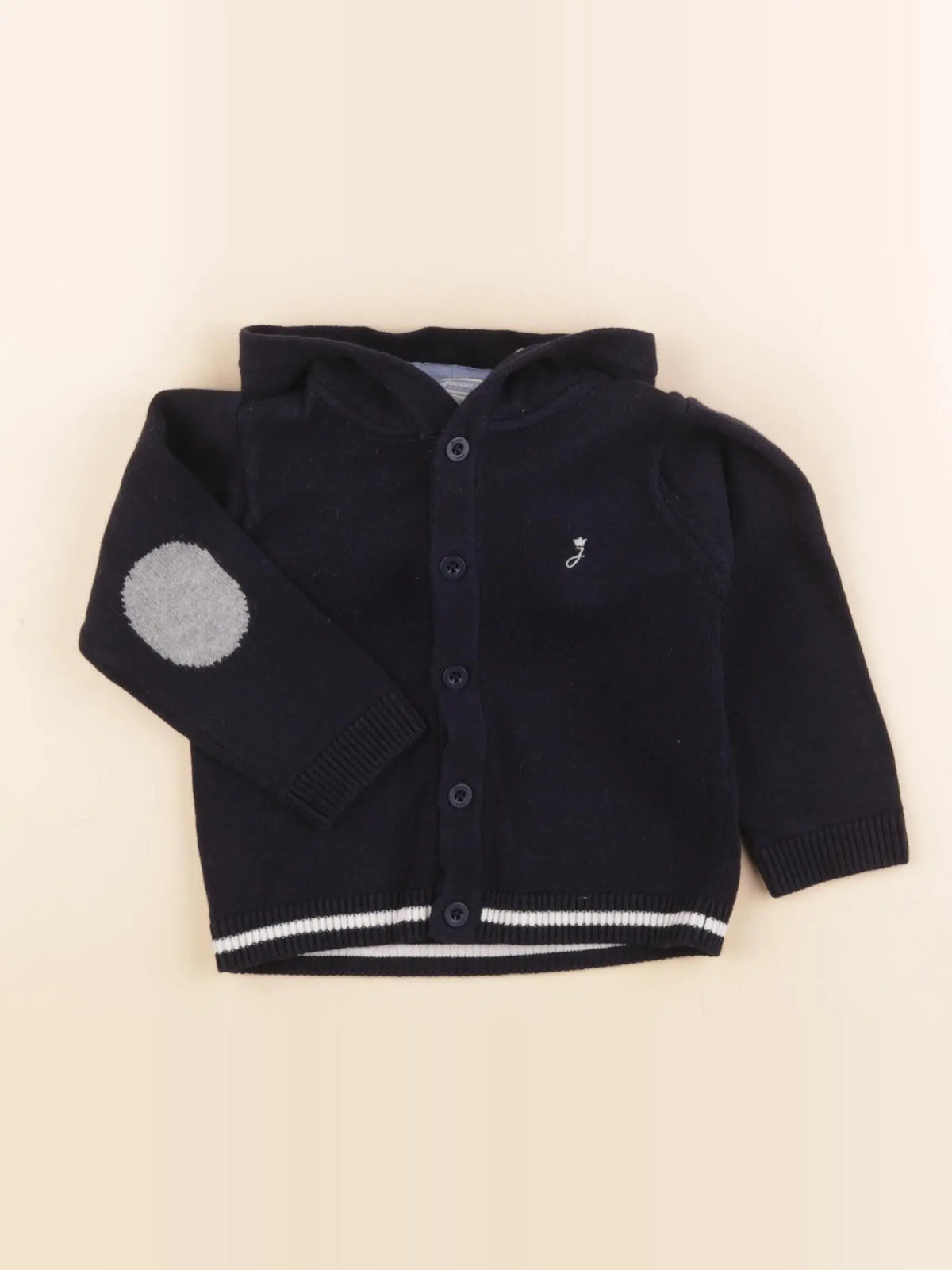 Jacadi - gilet bleu - 12 mois