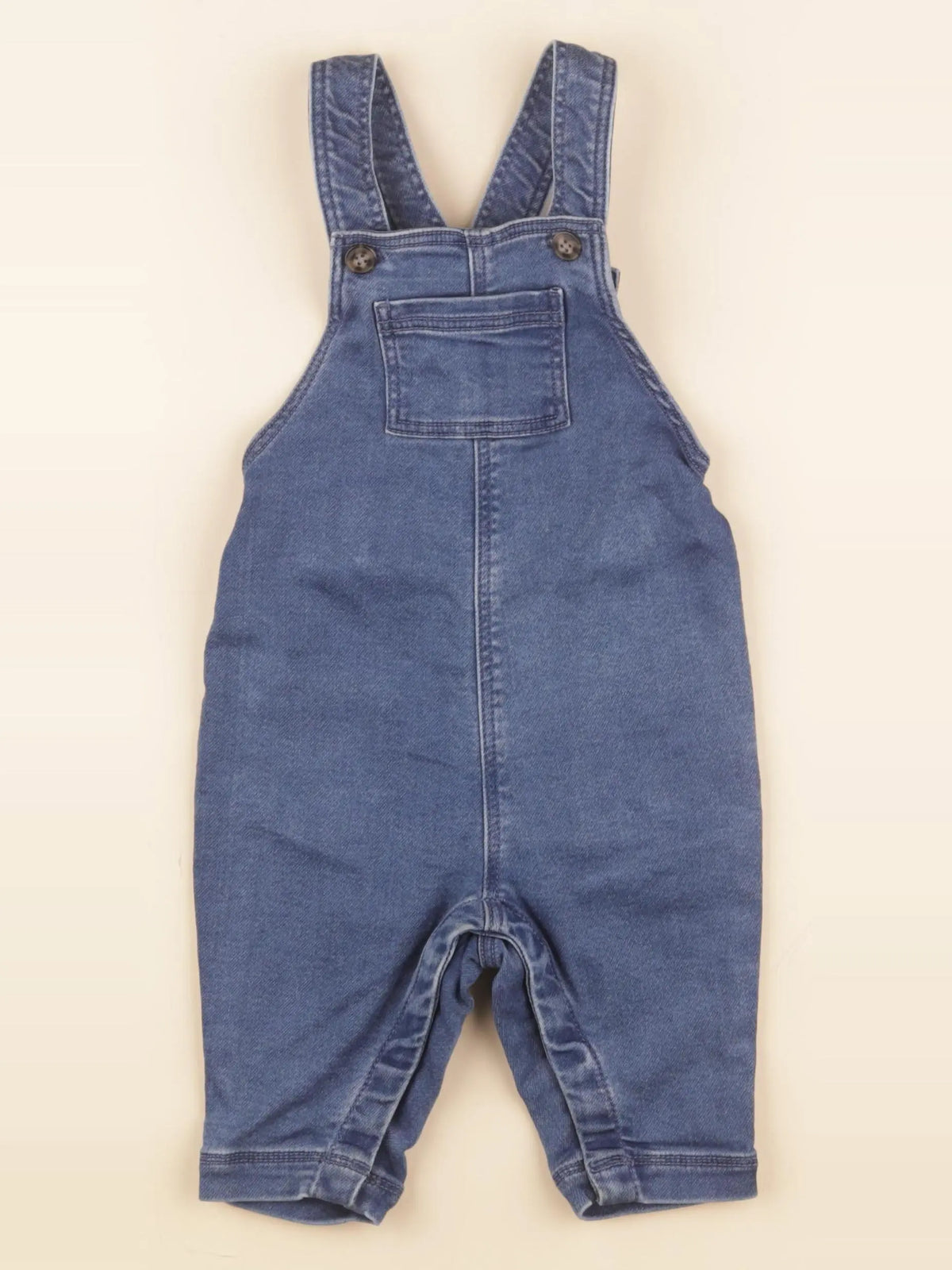 Petit Bateau - salopette bleu - 6 mois
