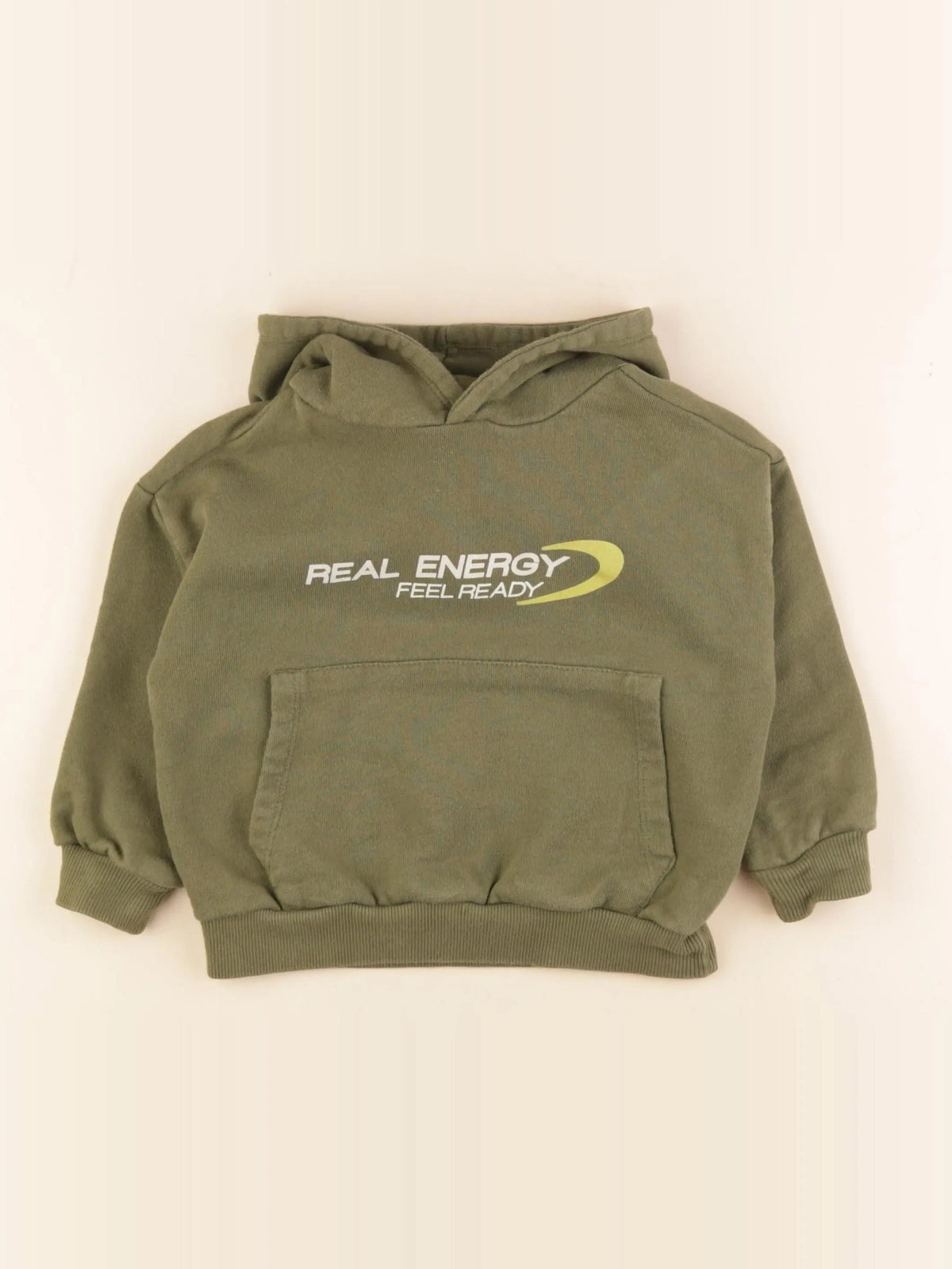 Zara - sweat imprimé au dos vert - 2 ans
