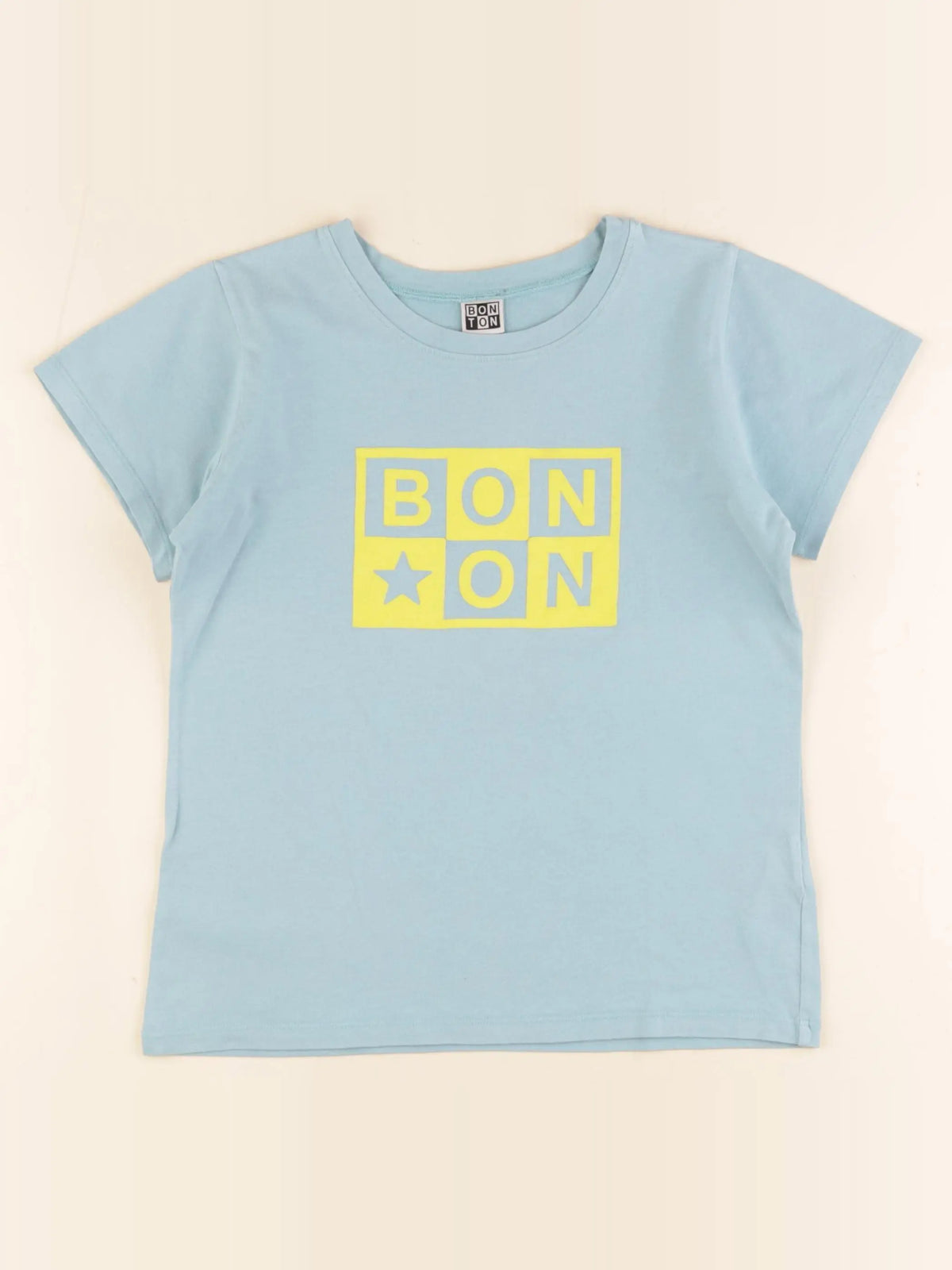 Bonton - tee-shirt bleu - 10 ans