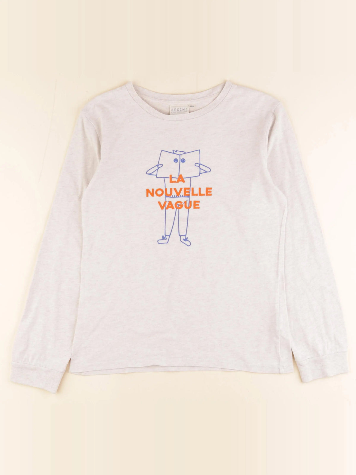 Arsène et les pipelettes - tee-shirt beige - 12 ans