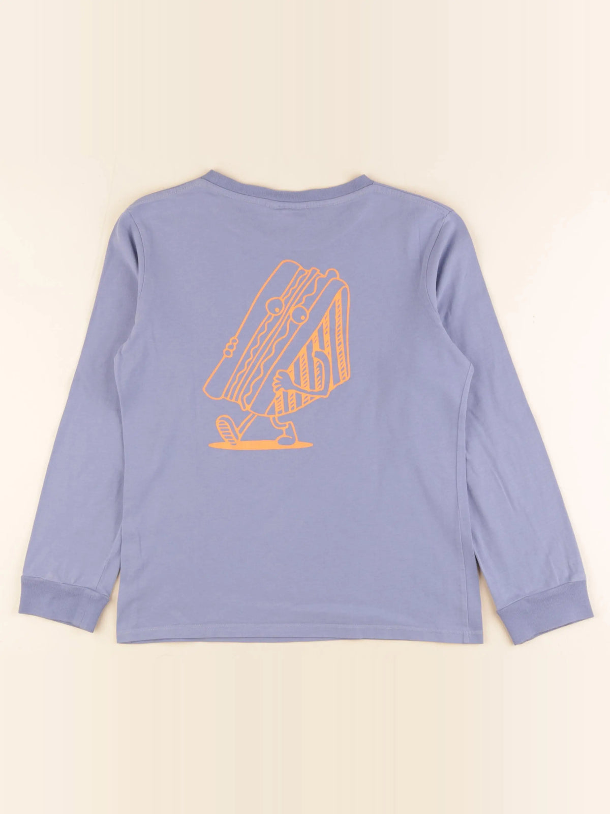 Arsène et les pipelettes - tee-shirt imprimé au dos bleu - 12 ans