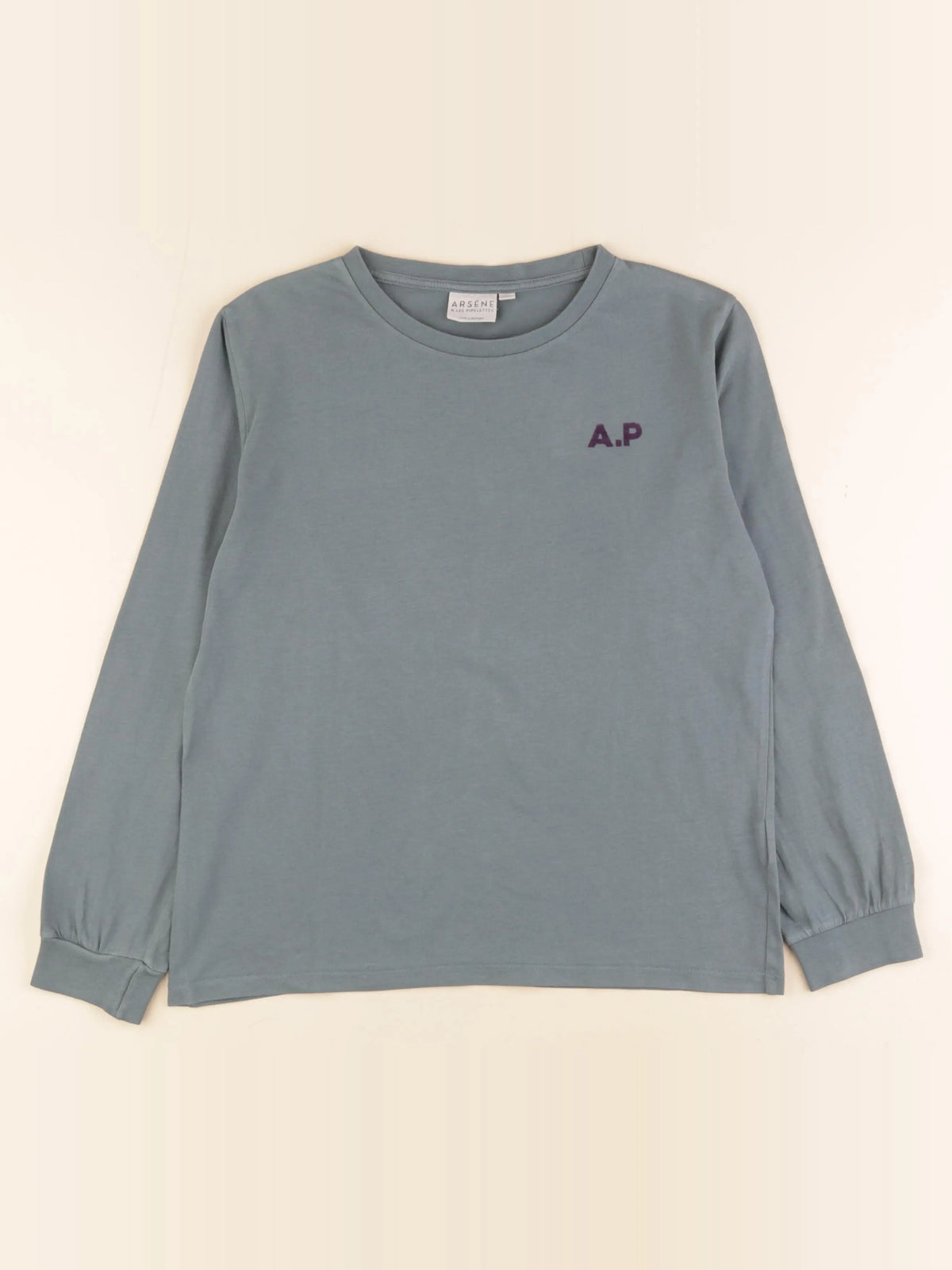 Arsène et les pipelettes - tee-shirt imprimé au dos vert - 12 ans
