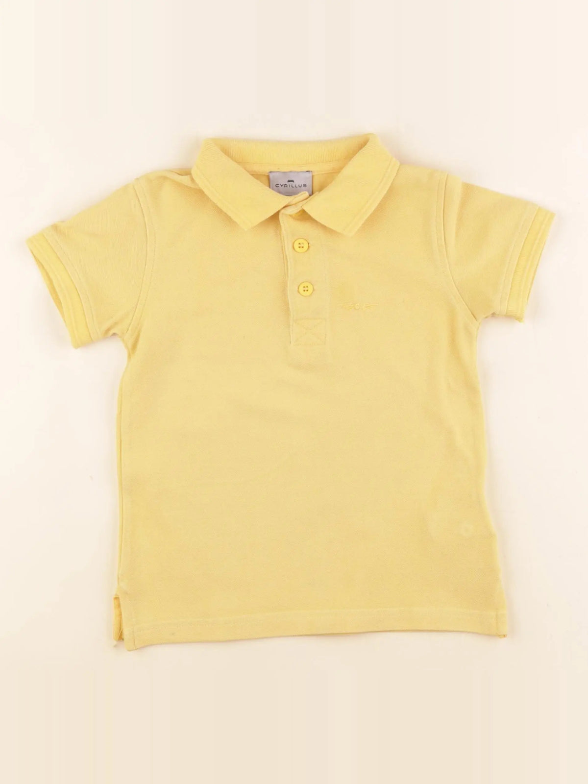 Cyrillus - polo jaune - 3 ans