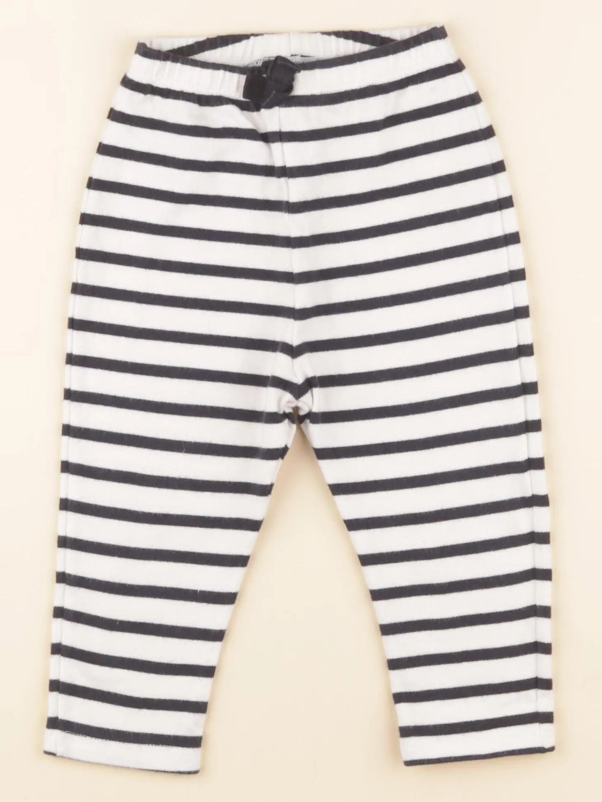 Petit Bateau - legging blanc, bleu - 18 mois