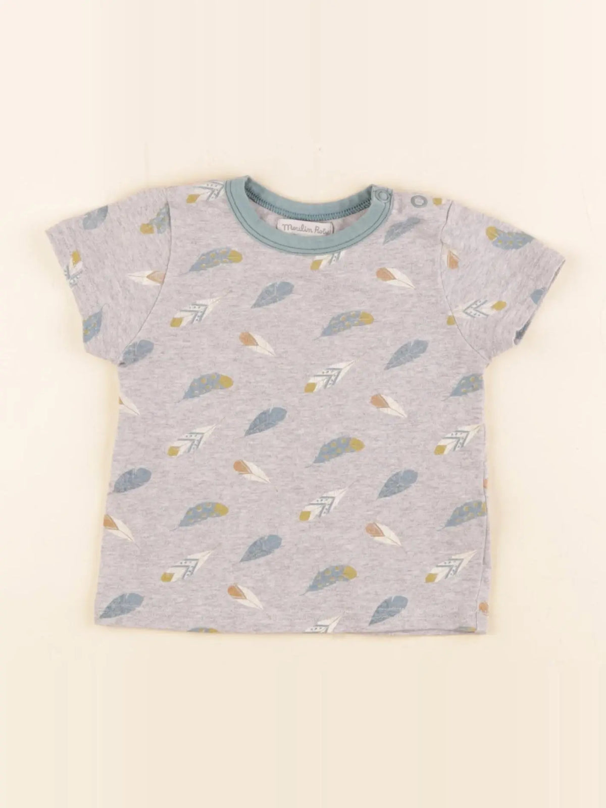 Moulin Roty - tee-shirt gris - 3 mois