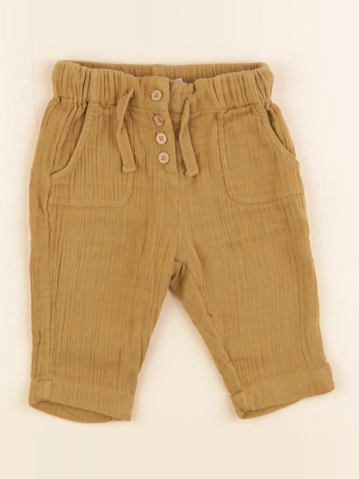 Boutchou - pantalon jaune - 3 mois
