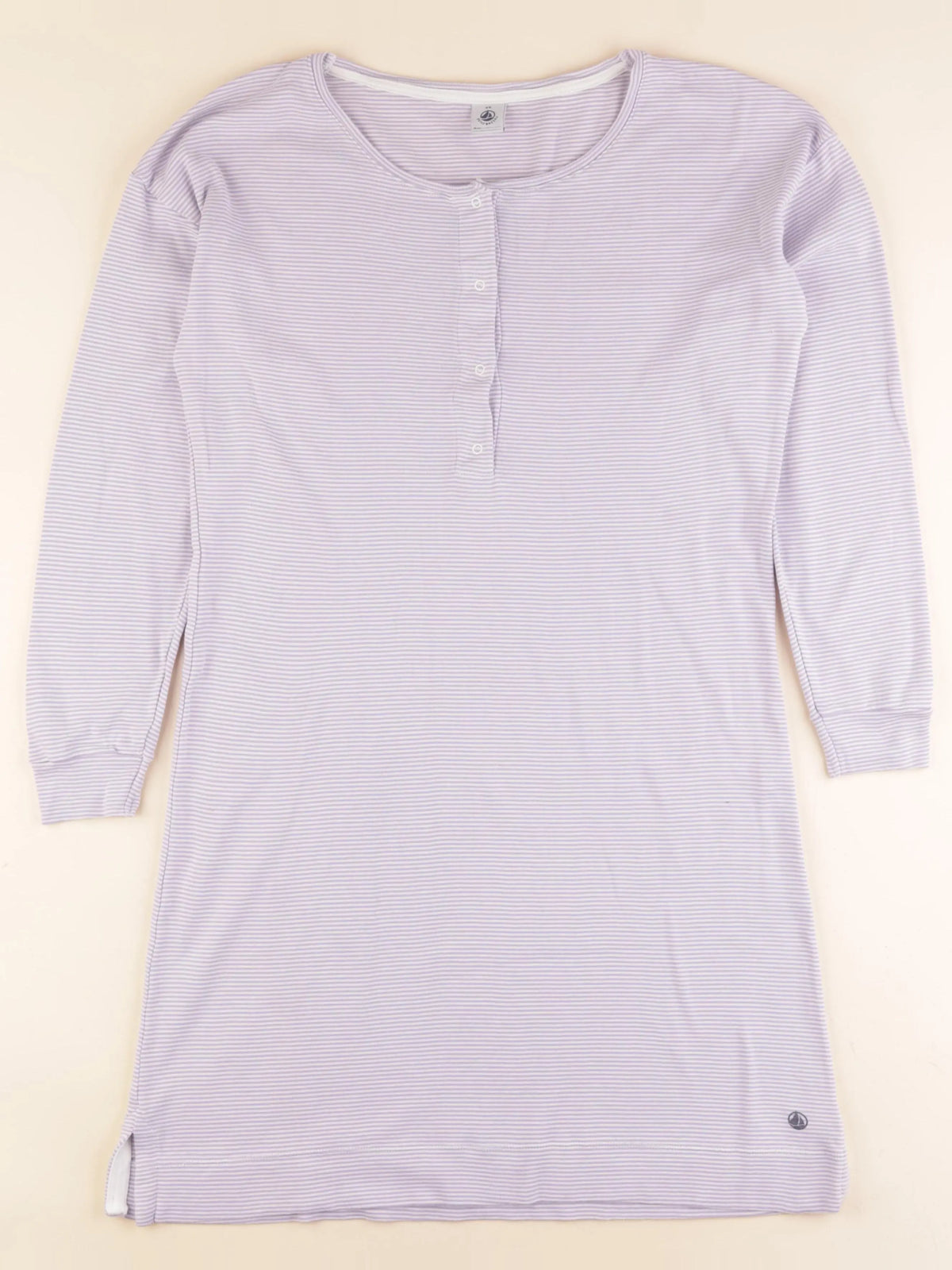 Petit Bateau - chemise de nuit coton violet - 14 ans