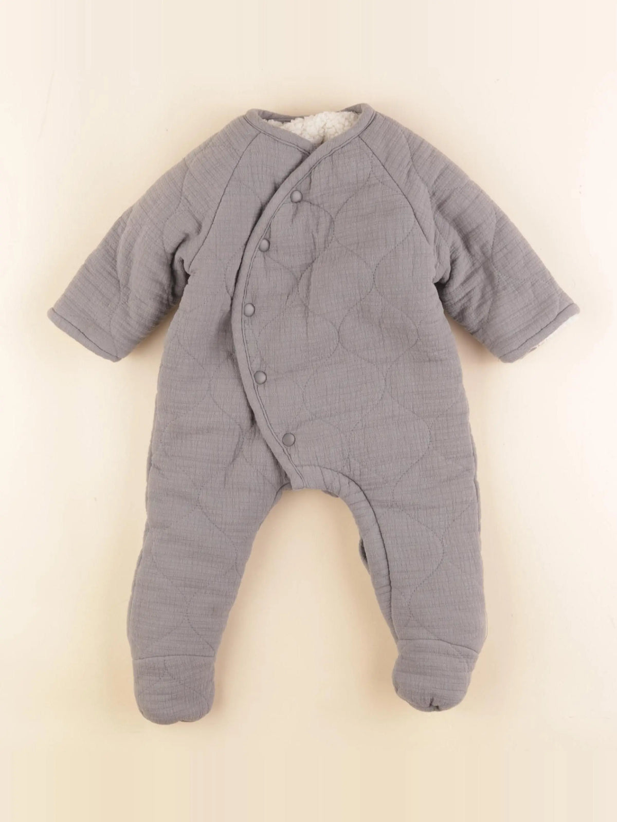 Zara - combi-pilote gris - 1/3 mois