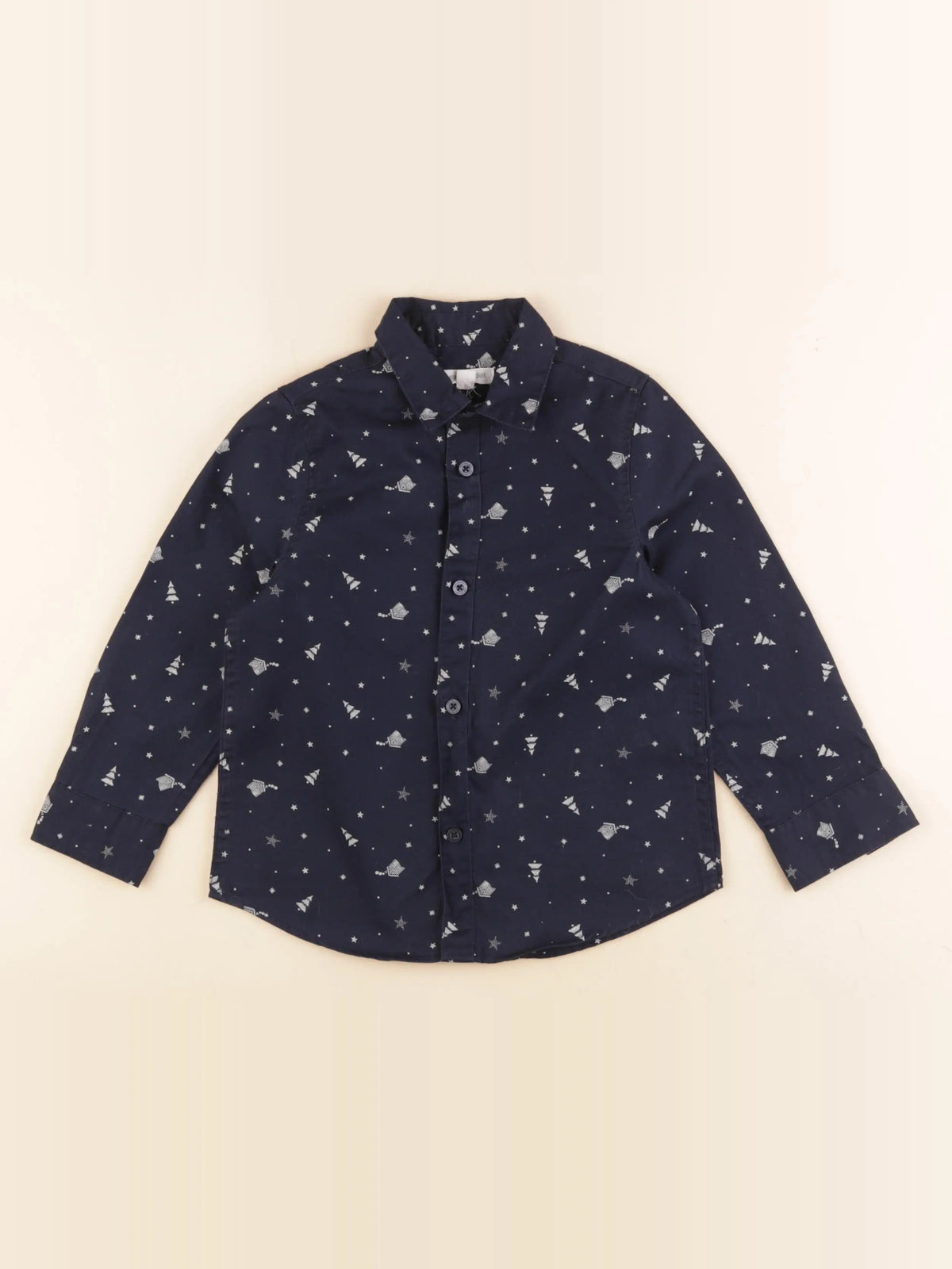 Vertbaudet - chemise bleu - 4 ans