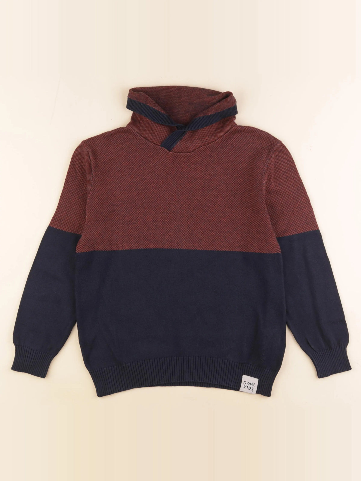 Vertbaudet - pull rouge - 10 ans