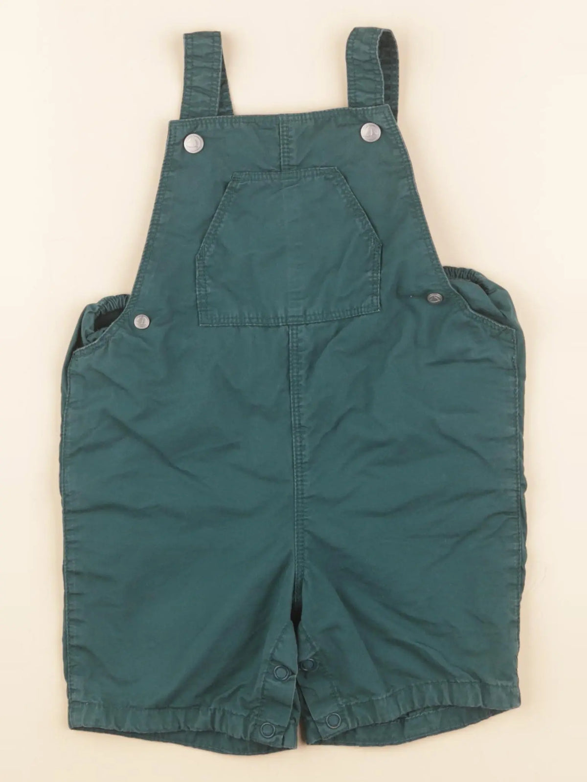 Petit Bateau - salopette vert - 18 mois