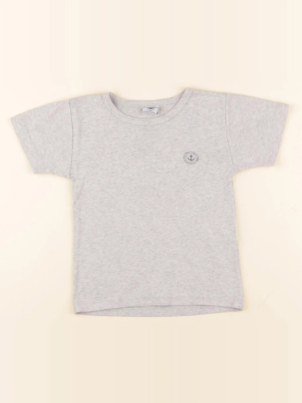 Petit Bateau - maillot de corps gris - 4 ans