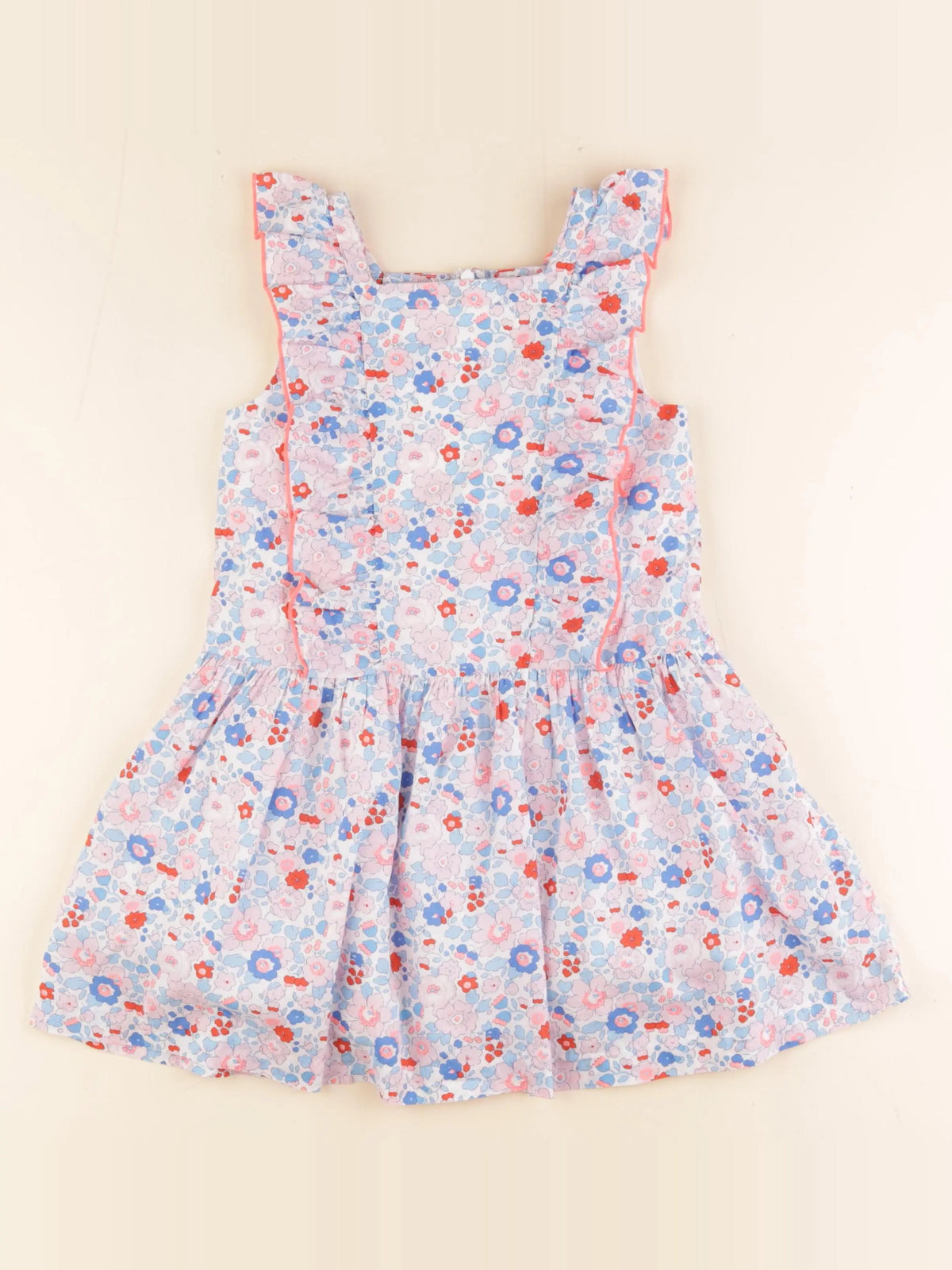 Jacadi - robe liberty multicolore - 6 ans