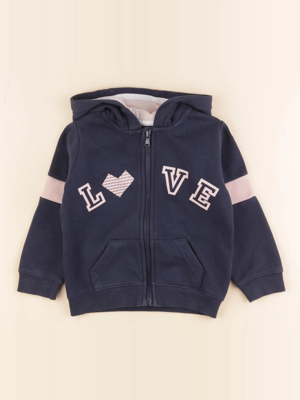 Vertbaudet - sweat bleu - 3 ans