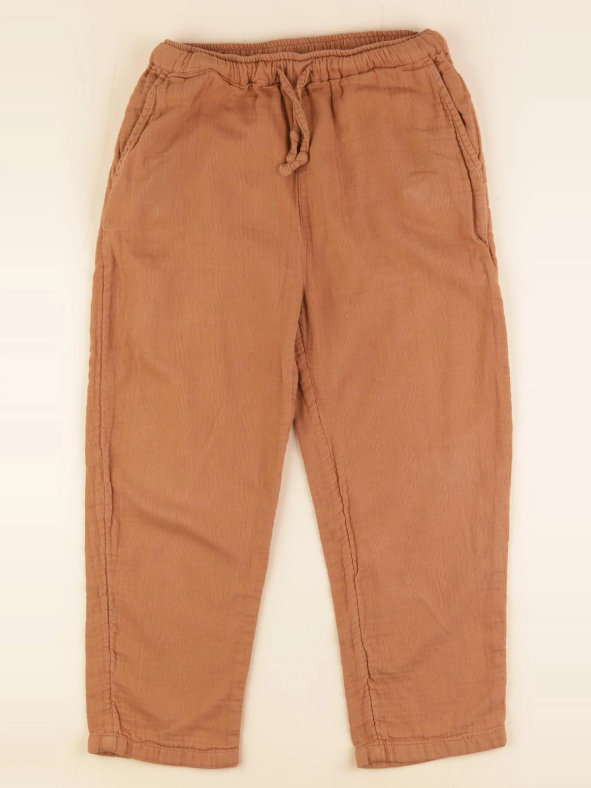 Monoprix - pantalon marron - 8 ans
