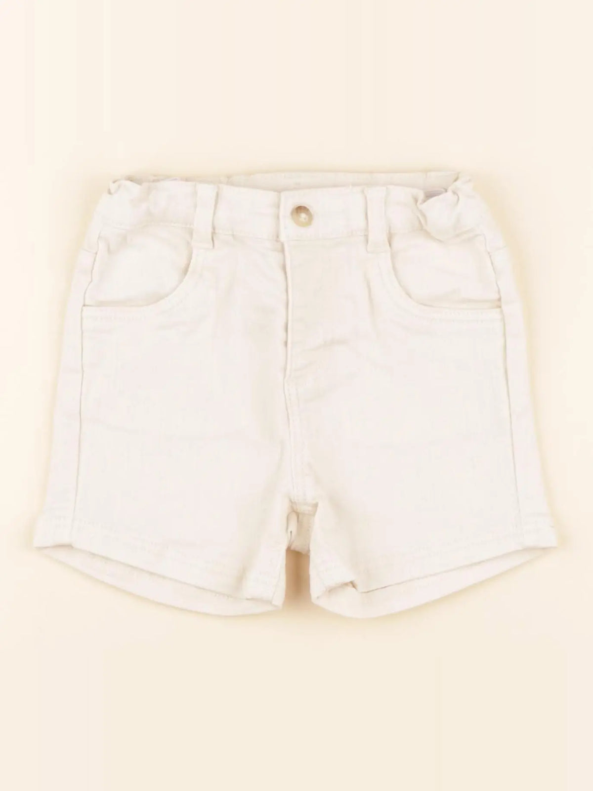 Petit Bateau - short beige - 18 mois