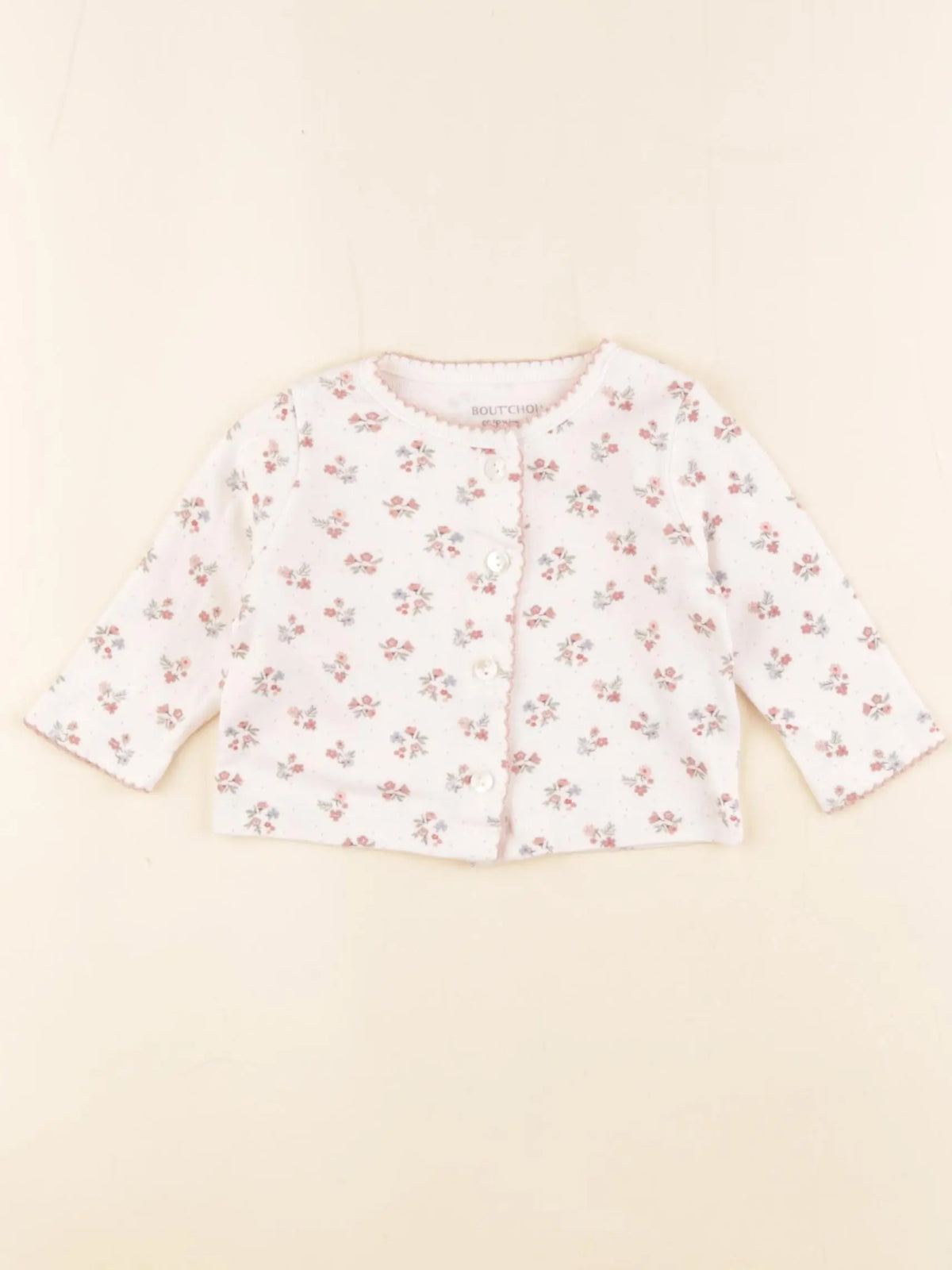 Boutchou - tee-shirt beige - 3 mois