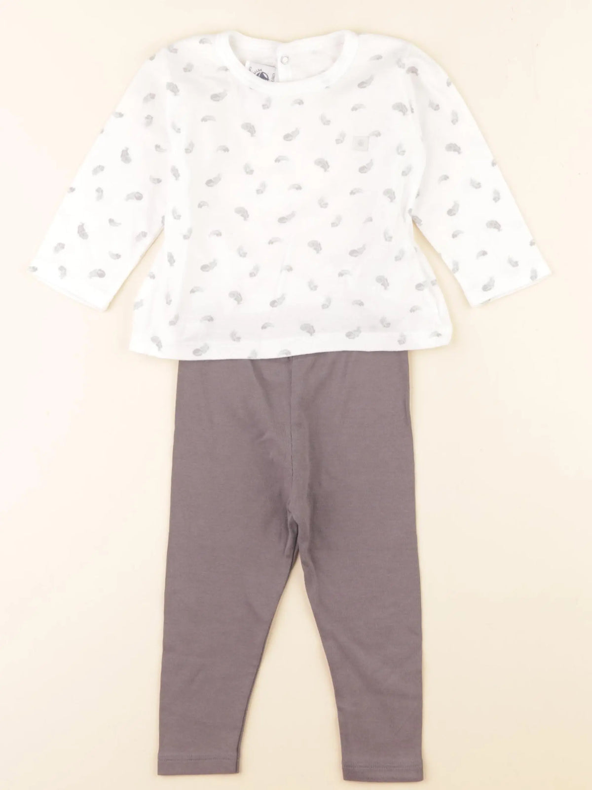 Petit Bateau - ensemble multicolore - 12 mois