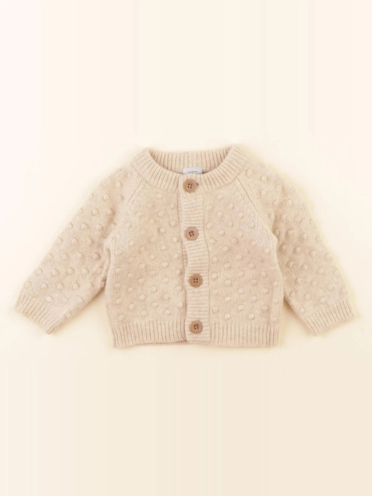 Petit Bateau - gilet marron - 3 mois