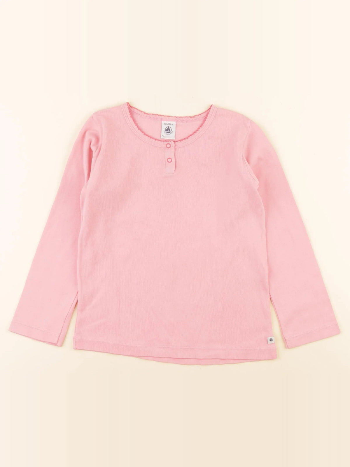 Petit Bateau - maillot de corps rose - 6 ans