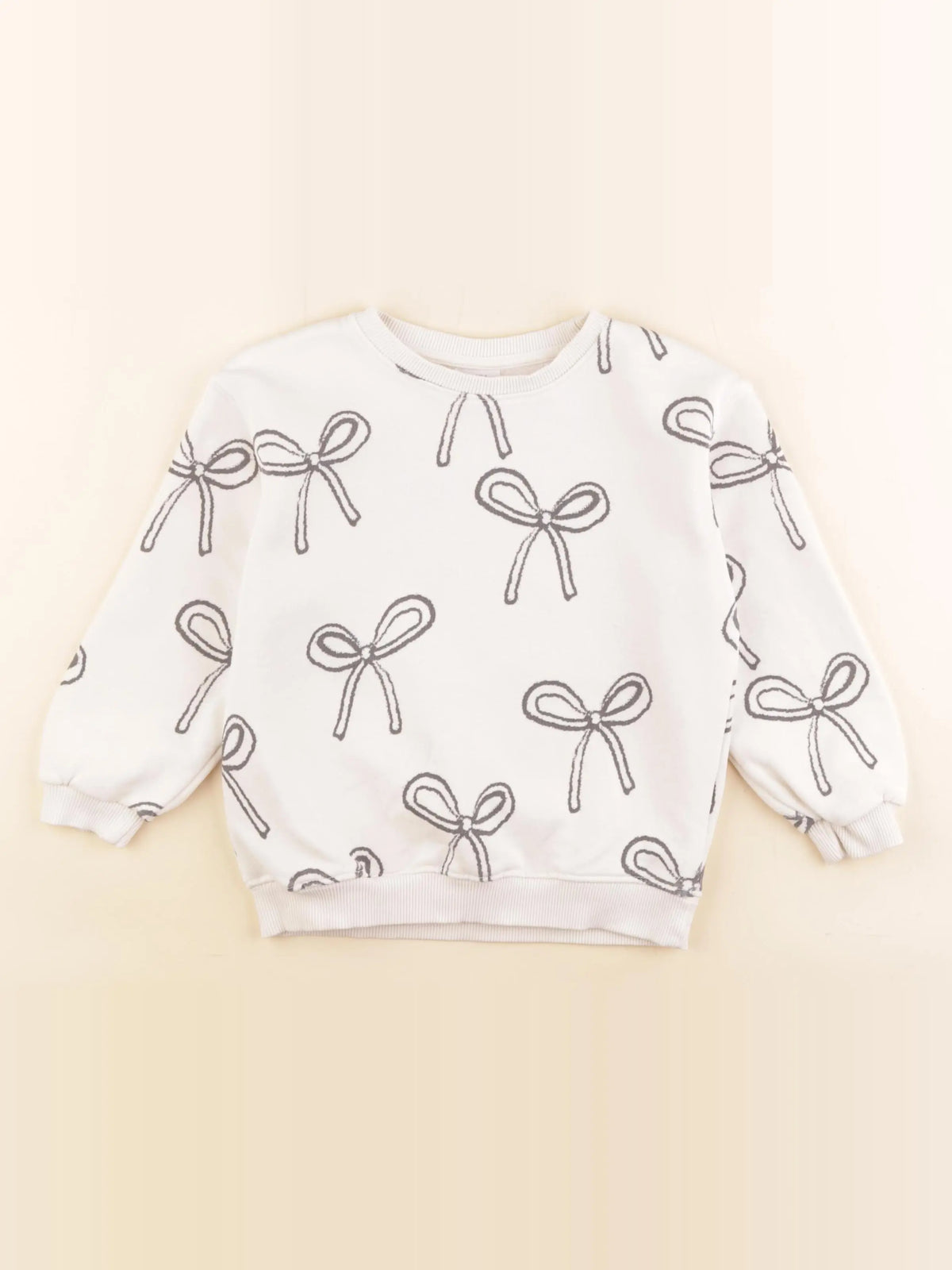 Zara - sweat blanc - 3/4 ans