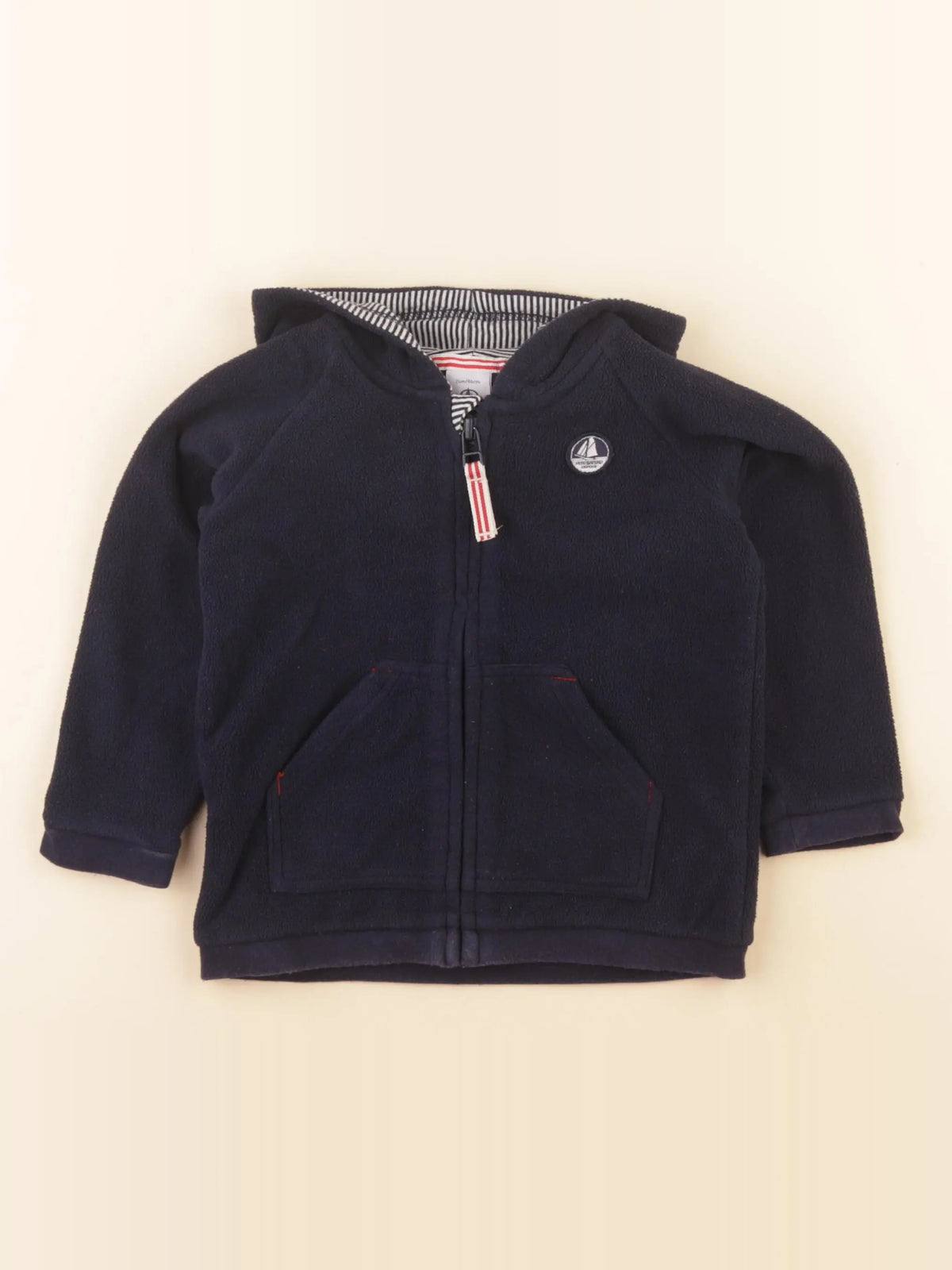 Petit Bateau - polaire bleu - 2 ans