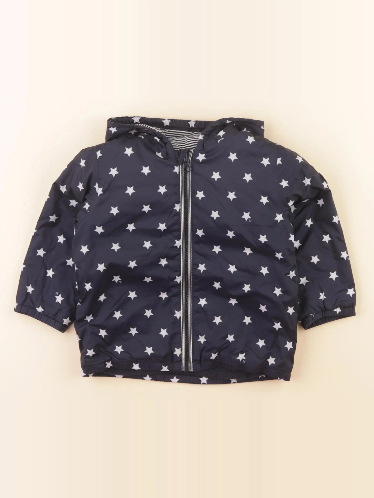 Petit Bateau - imperméable bleu - 18 mois