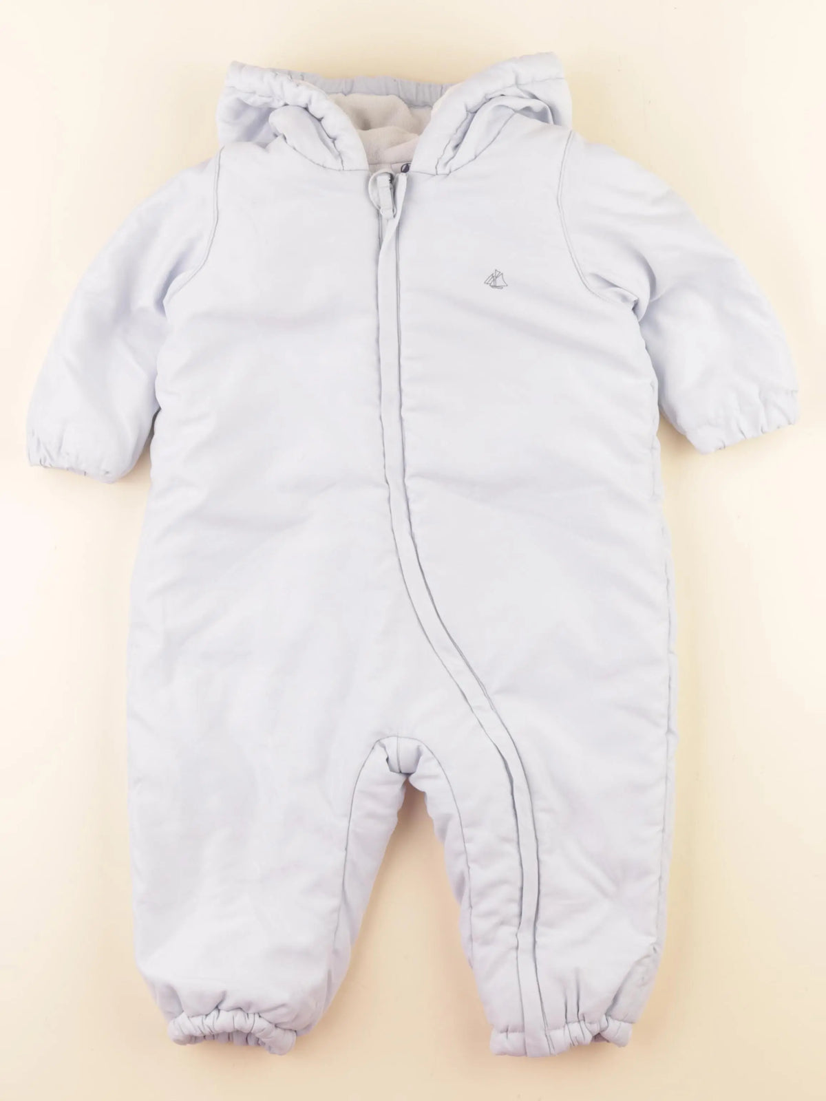Petit Bateau - combi-pilote bleu - 18 mois