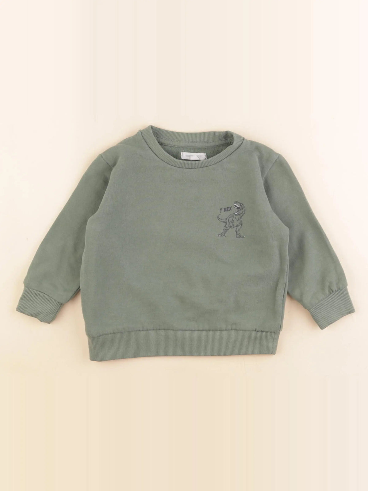 Vertbaudet - sweat vert - 2 ans