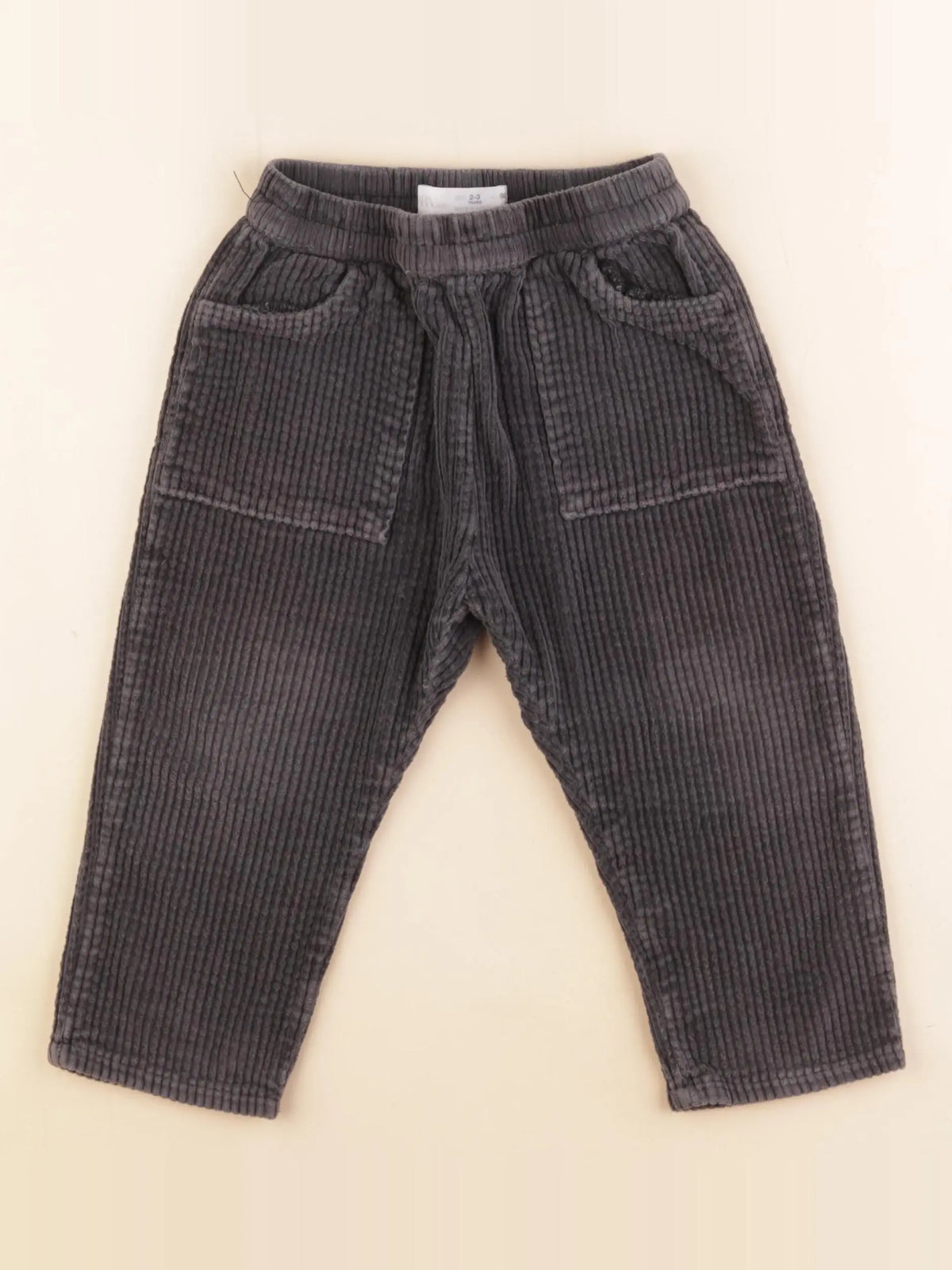 Zara - pantalon gris - 2/3 ans